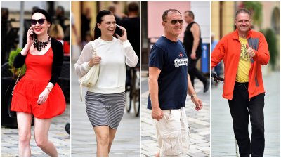 FOTO Kiša i oblaci donijeli osvježenje, no nisu maknuli osmijehe s lica Varaždinaca