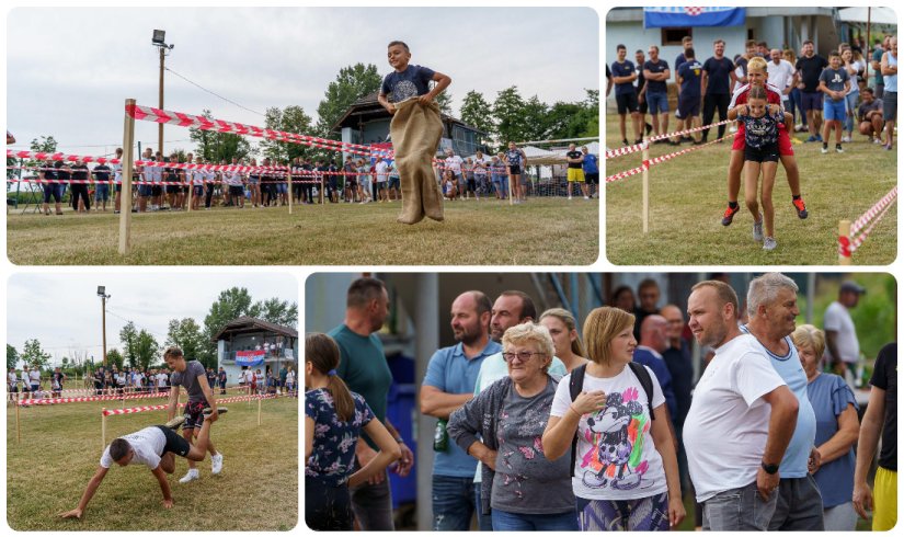 FOTO Strmske seoske igre okupile mlado i staro: skakalo se u vreći, bacao panj, ispijao gemišt