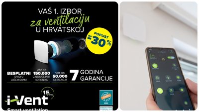 I-VENT Vrijeme je za ventilaciju; osigurajte sebi i svojoj obitelji svježi zrak u svakom trenutku!