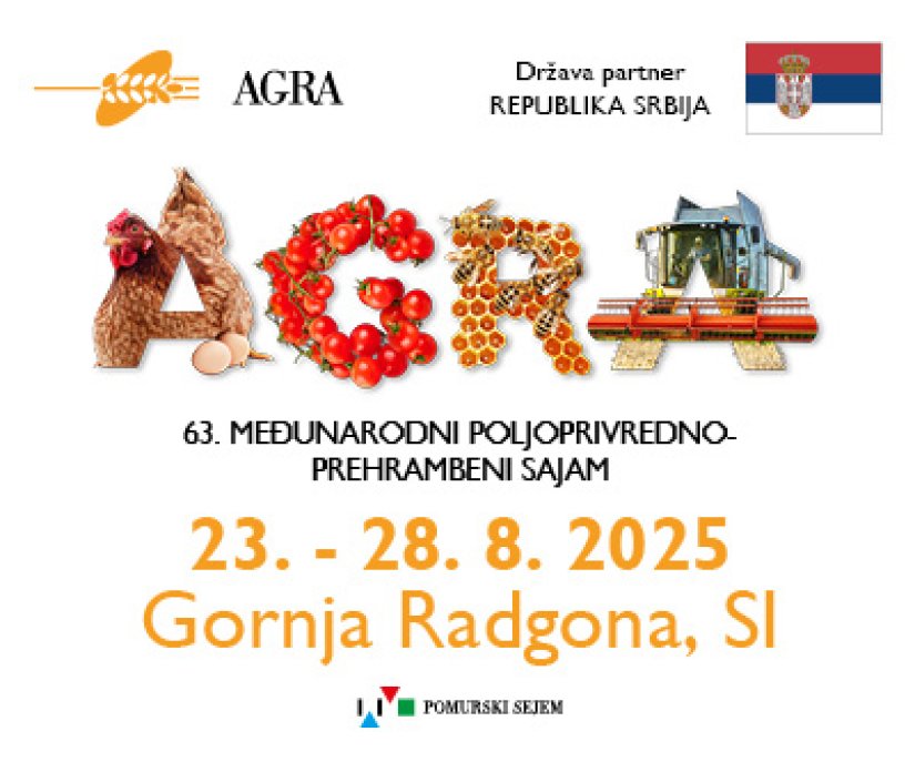 Dijelimo 60 ulaznica za 63. AGRA sajam u Gornjoj Radgoni...