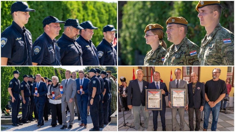 FOTO Obilježen Dan pobjede i domovinske zahvalnosti, Dan hrvatskih branitelja te 30. obljetnica Oluje