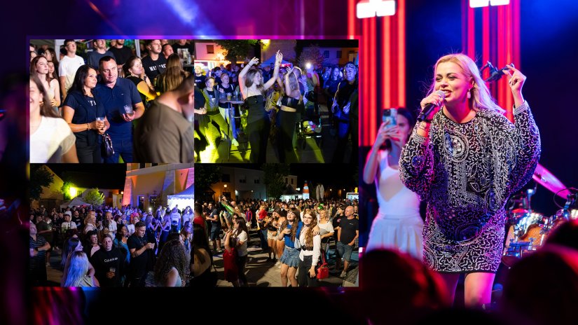 FOTO/VIDEO Varaždinske Toplice pjevale s Andreom Šušnjarom na početku Lovrečeva