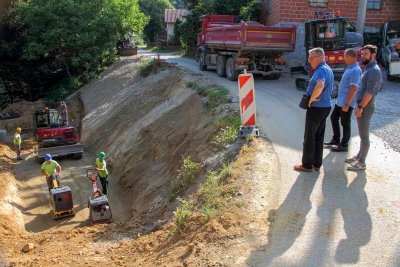 Završena sanacija velikog klizišta na nerazvrstanoj gradskoj cesti u Prigorcu