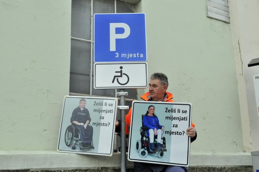 Za neovlašteno korištenje parkirališne karte za osobe s invaliditetom kazna i do 1.000 eura!