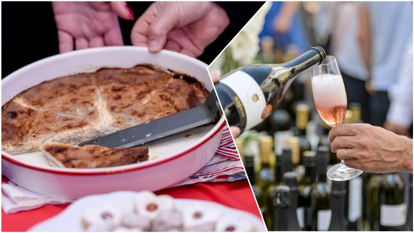 Špancirajte i u atriju Županijske palače - čekaju vas fina tradicijska jela, kolači i vrhunska vina
