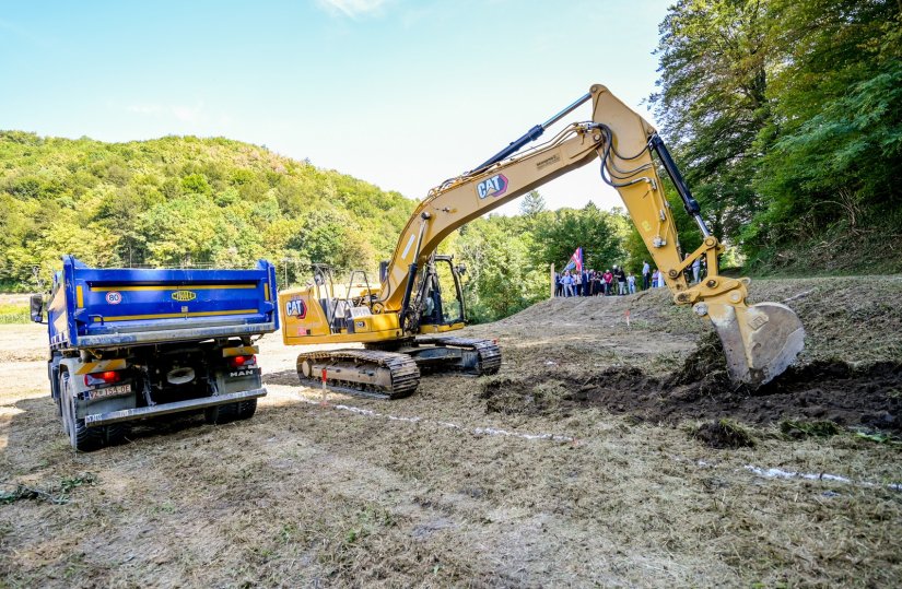FOTO Kod Lepoglave počeli radovi na izgradnji prve retencije u Varaždinskoj županiji