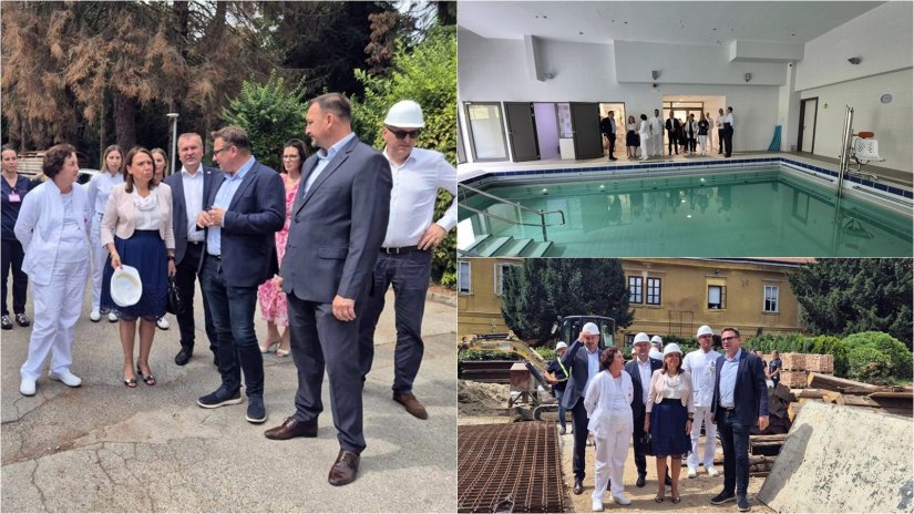 FOTO: Obnavlja se Odjel IV, a uskoro i obnova parka u bolnici u Novom Marofu