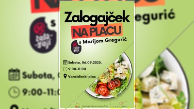Zalogajček na placu s Marijom Gregurić - subotnji gastro užitak