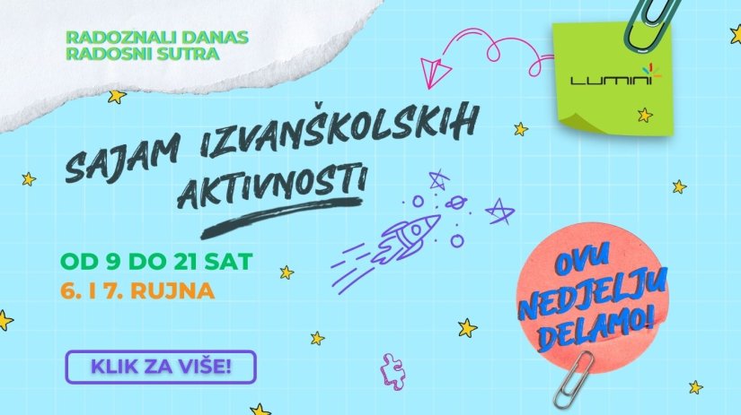 Veliki vodič za savršen vikend-shopping, Sajam izvanškolskih aktivnosti, kuglanje i nagrade!