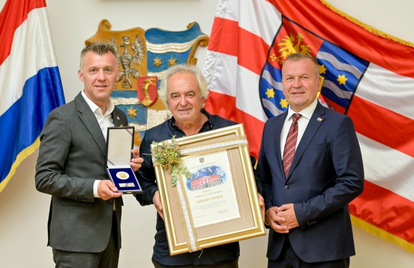 Stričak i Lukačić priredili prijem za dobitnika nagrade za životno djelo Ljubomira Kerekeša