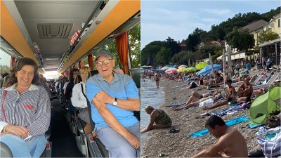 Velika grupa varaždinskih umirovljenika na jednodnevnom izletu na moru