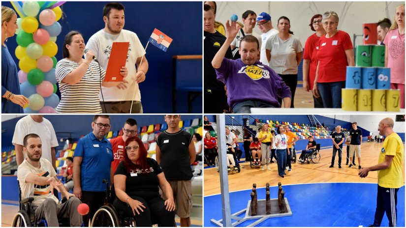 FOTO Prvi regionalni Olimpijski dan inkluzije i zajedništva u varaždinu okupio 70-ak natjecatelja