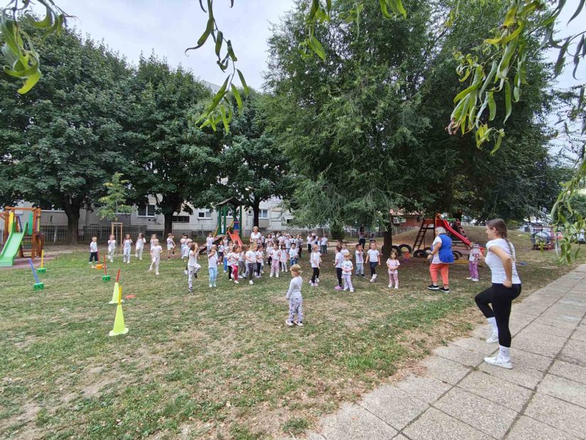 FOTO Dječji vrtić Varaždin obilježio Hrvatski olimpijski dan: Važnost kretanja za djecu