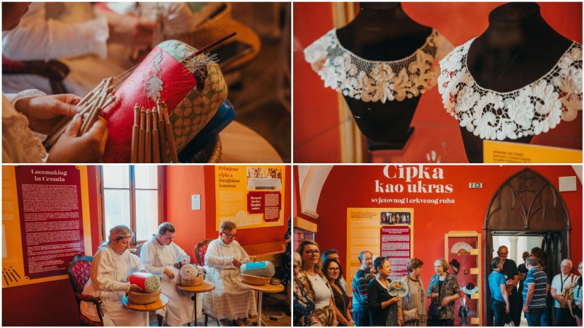 FOTO Otvorena izložba &quot;Čipka kao ukras svjetovnog i crkvenog ruha&quot; u Dvoru Trakošćan