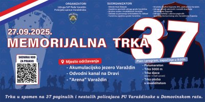 Varaždin domaćin prve Memorijalne trke 37 u čast poginulim i nestalim policajcima