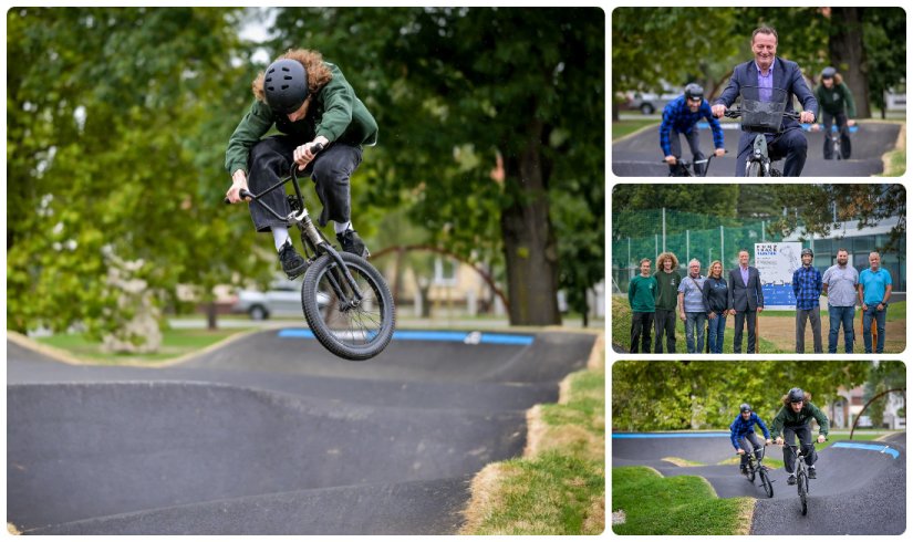 FOTO Otvoren pumptrack poligon u Parku mladih u Varaždinu. &quot;Ovakvo nešto nema nigdje u okolici&quot;