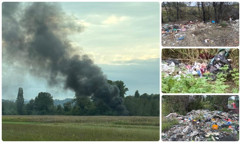 FOTO Čitatelj upozorio na divlje odlagalište na kojem je sve puno izgorjelog smeća