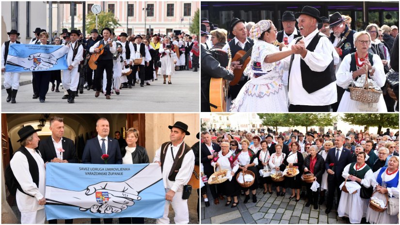 FOTO Više od 500 umirovljenika pjesmom i veseljem obilježilo Međunarodni dan starijih osoba