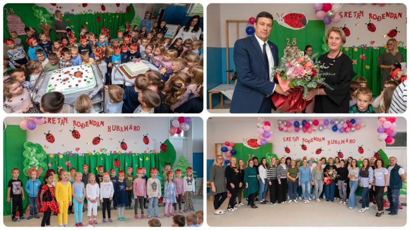 GORNJI KNEGINEC Uz tortu i puno radosnih trenutaka svečano obilježen 28. rođendan vrtića &quot;Bubamara&quot;