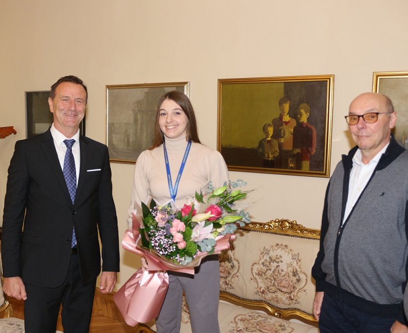Gradonačelnik ugostio europsku prvakinju Amandu Mlinarić
