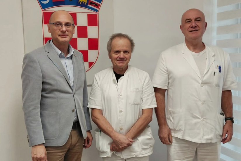 Ivica Kocman u čakovečkoj Županijskoj bolnici