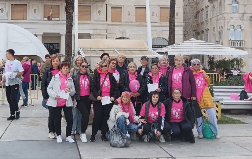 FOTO Članice Mammae kluba Varaždin u Splitu sudjelovale u utrci &quot;Race for the Cure&quot;