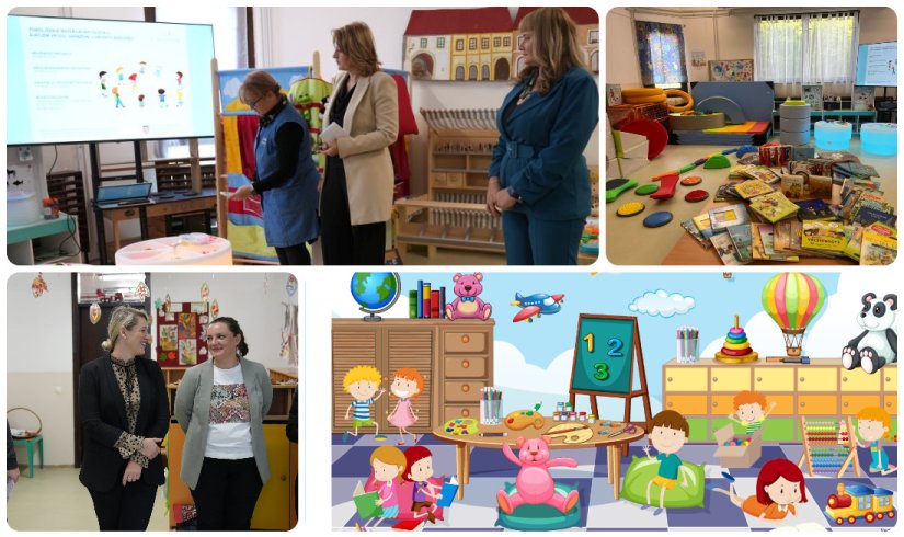 FOTO Vrtić u Biškupcu opremljen novim edukativnim sadržajima za razvoj dječje kreativnosti