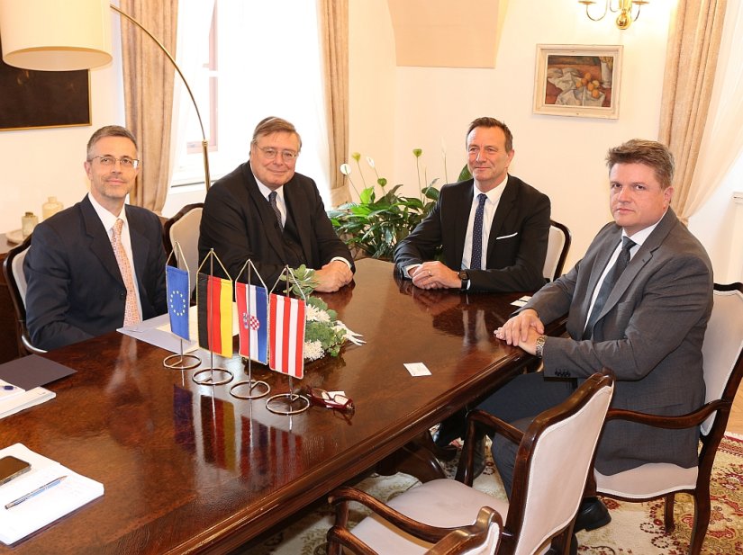 FOTO Njemački veleposlanik u nastupnom posjetu u gradu Varaždinu