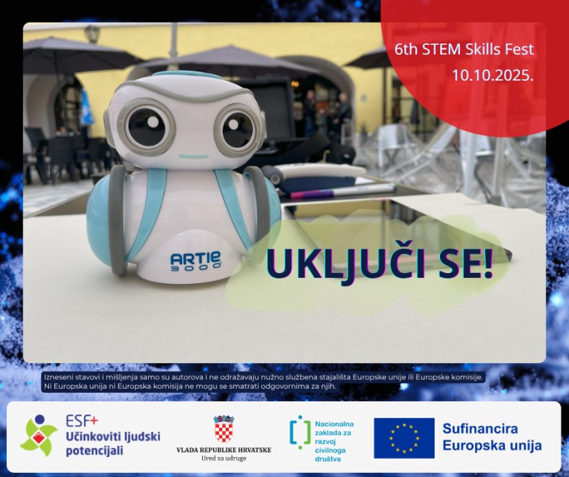 Šesti STEM Skills Fest na parkiralištu kod IV. OŠ Varaždin