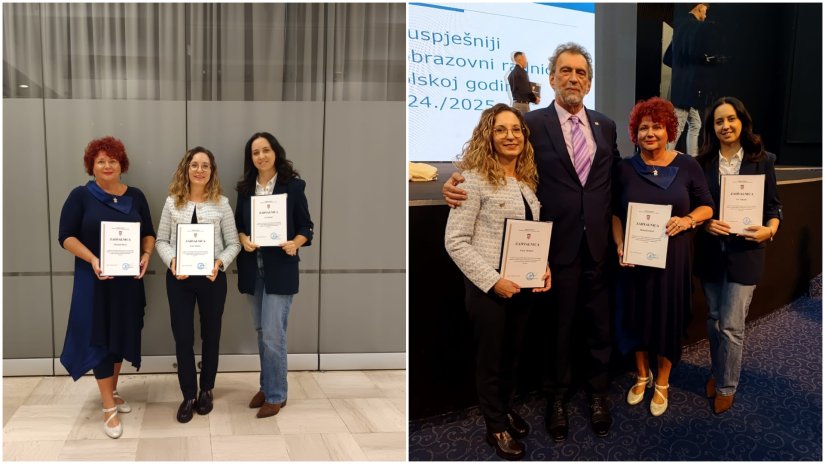 Melanija Klarić, Ivana Meštrić, Jasminka Prstec i Iva Vukotić dobile nagradu Ministarstva obrazovanja
