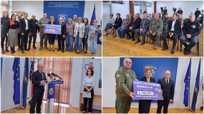 FOTO Organizatori &quot;Memorijalne trke 37&quot; uručili donaciju Zakladi za djecu &quot;Vita&quot;