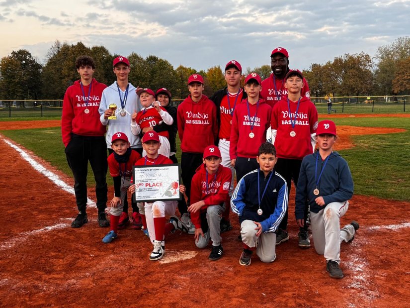 U13 bejzbolaši Vindije nastavili nizati uspjehe na završnom outdoor turniru sezone