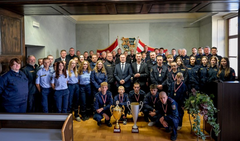 FOTO Županija čestitala vatrogasnim društvima koja su sudjelovala na državnim natjecanjima
