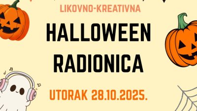 HALLOWEEN Likovno-kreativna radionica za djecu u DVD-u Vinica