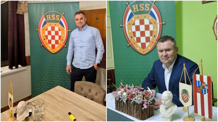 Predsjednik varaždinskog HSS-a Mladen Greguraš, ludbreškog Tomislav Mužic