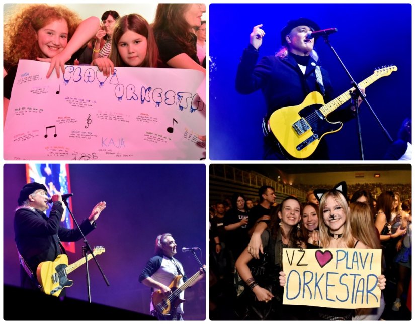 FOTO PLAVI ORKESTAR RASPLESAO VARAŽDIN Arena puna emocija, osmijena i dobre vibracije