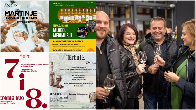 Ovog petka Štrigova slavi Martinje – večer mladih vina, smijeha, autohtonih okusa i dobre glazbe