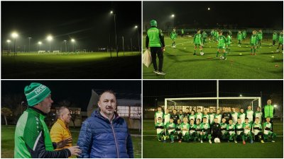 FOTO: U Sportskom parku Novi Marof zasjala nova rasvjeta na pomoćnim igralištima