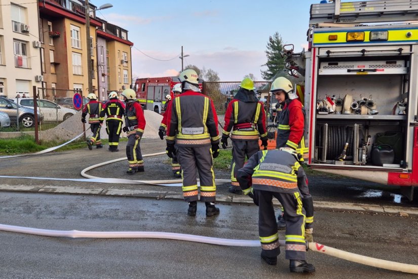 FOTO Javno - pokazna vježba u Varaždinskim Toplicama