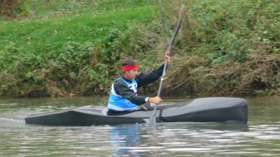 Emil Milihram ukupni pobjednik kajak maratona u Kostanjevici na rijeci Krki u Sloveniji