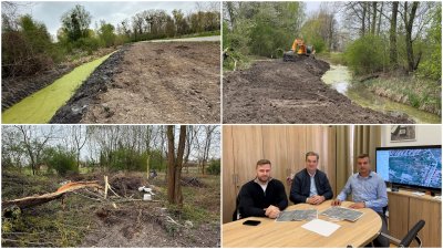 FOTO Hrvatske vode očistile potok &quot;Butina&quot; kroz naselje Družbinec i Petrijanec