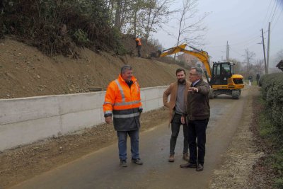 IVANEC Završni radovi na sanaciji klizišta u Ulici Ivanuševec - izgrađen potporni zid od 123 metra