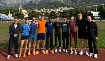 FOTO Atletičari varaždinske Slobode na pripremama reprezentacije u Makarskoj