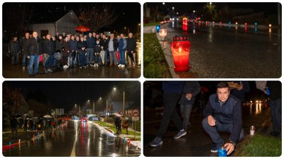 GORNJI KNEGINEC Uoči Dana sjećanja lampioni zapaljeni duž Vukovarske ulice u Turčinu