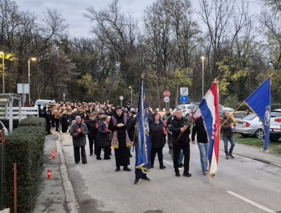 VARAŽDIN Kolona sjećanja u varaždinskoj Vukovarskoj ulici
