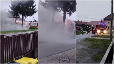 VIDEO Trenutak dolaska vatrogasaca zbog požara trafostanice u Trnovcu