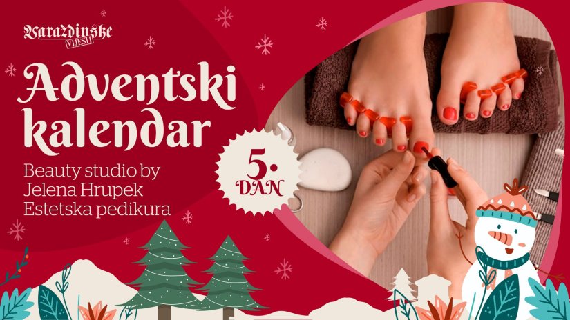 Adventsko darivanje: Poklanjamo estetsku pedikuru stopala u Beauty Studiju By Jelena Hrupek