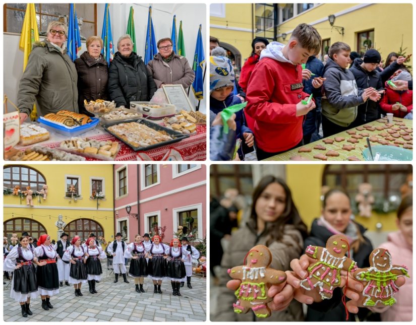 FOTO Advent s pričom u Županijskoj palači; veselje, radost, kuhano vino i kolači oduševili mnogobrojne posjetitelje
