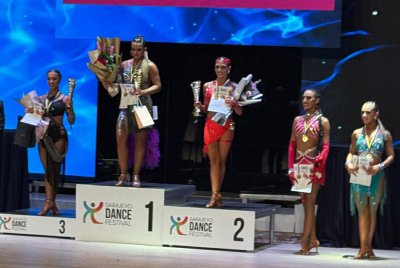 Stefani Hrman prvim hrvatskim zlatom u solo disciplini najbolja na svjetskom kupu u LA plesovima