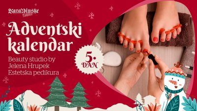 Adventsko darivanje: Poklanjamo estetsku pedikuru stopala u Beauty Studiju By Jelena Hrupek